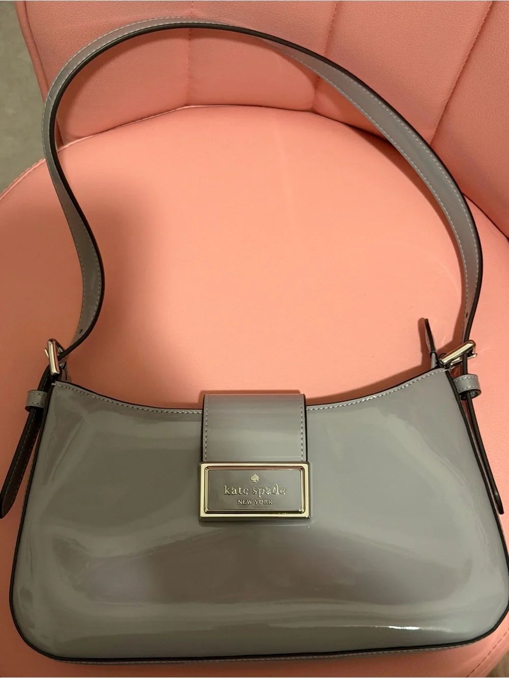 kate spade glossy gray